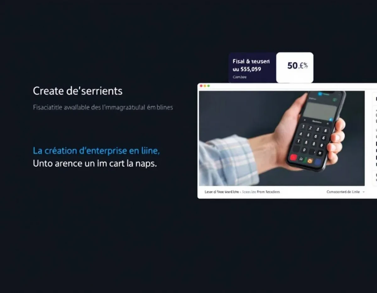 Création d'entreprise en ligne et fiscalité applicable dès l'immatriculation