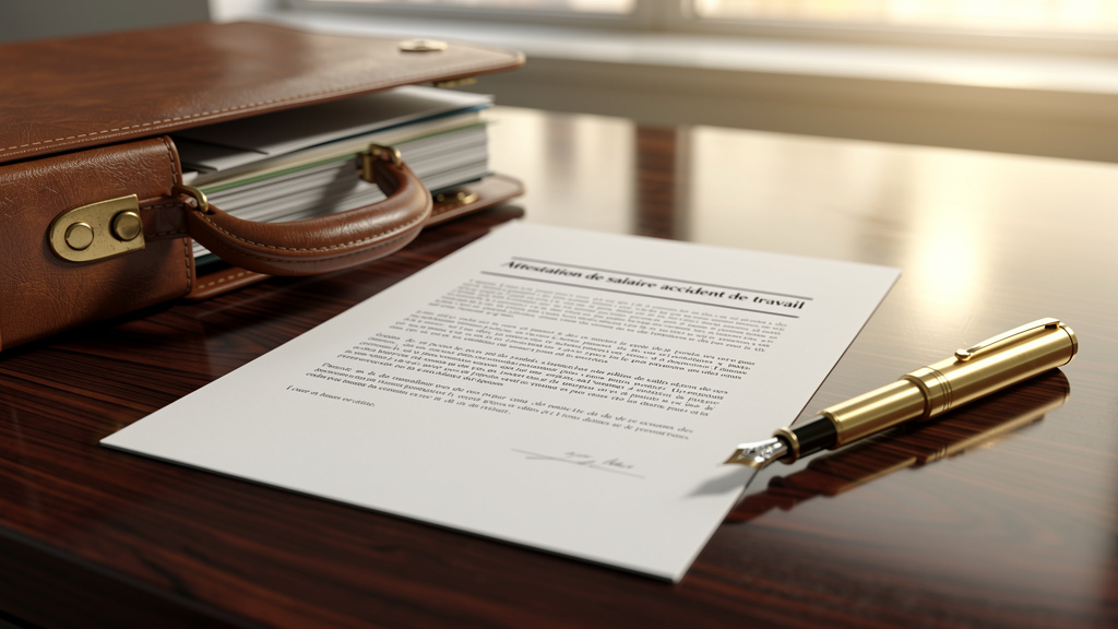 Attestation de salaire accident de travail : conséquences sur le contrat
